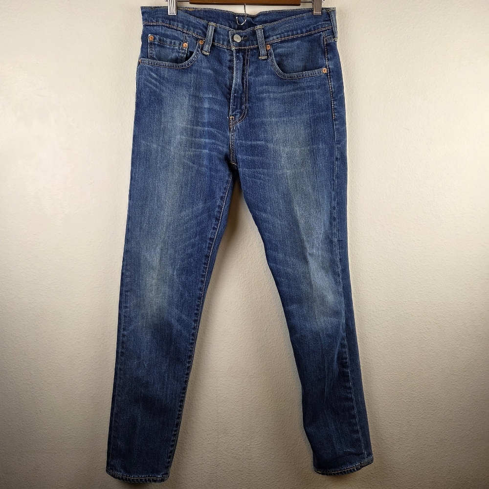 Levi's 508 Jeans 31x33 Medium Wash Slim Tapered Fit Stretch Denim